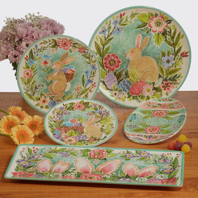 Certified International Joy of Easter 2-pc. Melamine Serving Platter Set - Image 4
