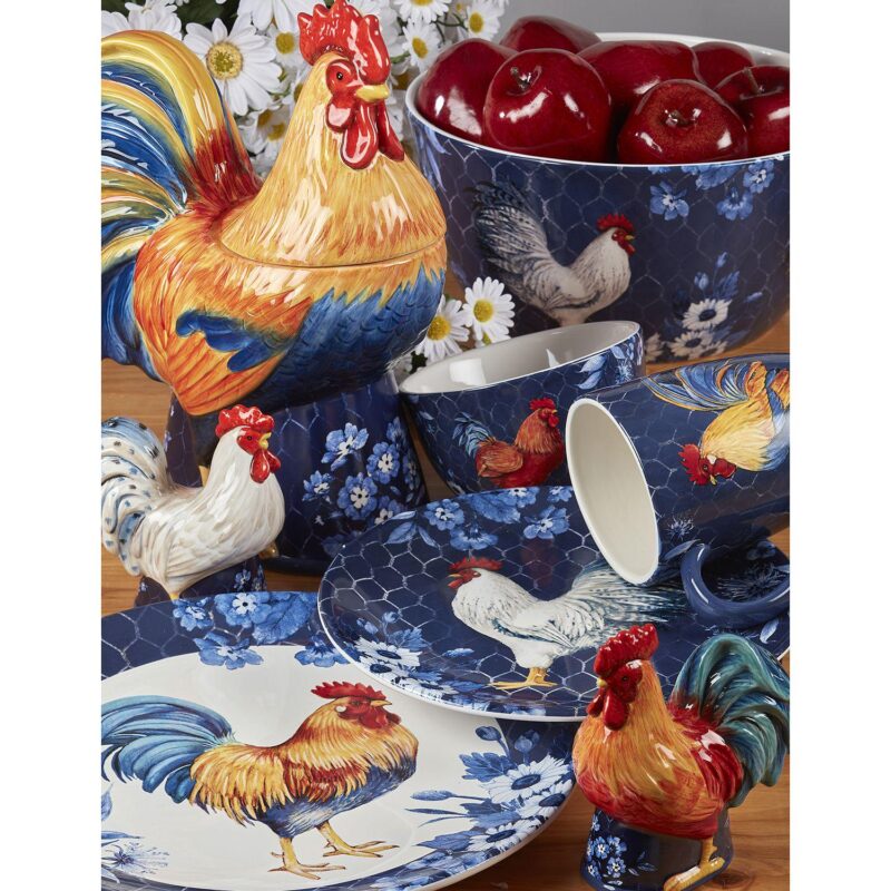 Certified International Indigo Rooster 16-pc. Dinnerware Set - Image 2