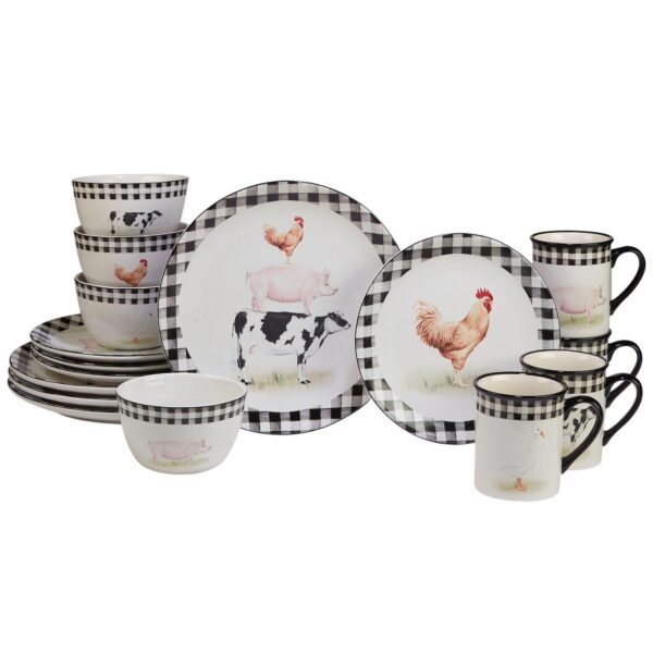 Certified International On The Farm 16-pc. Dinnerware Set