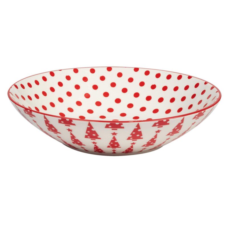Certified International Set of 6 Peppermint Candy Soup/Pasta Bowls - Image 3