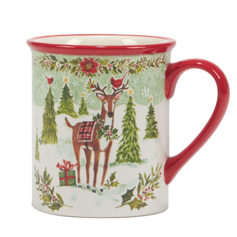 Certified International Set of 4 Joy of Christmas Mugs - Image 2