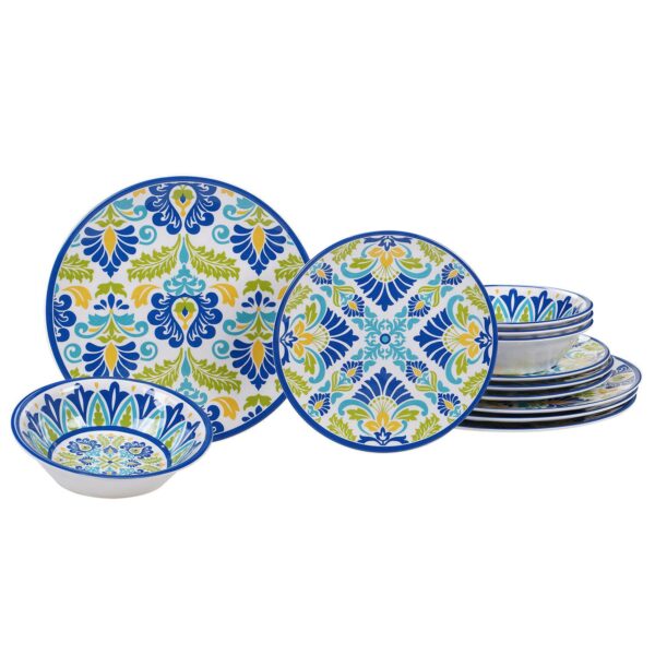 Certified International Martinique 12-piece Melamine Dinnerware Set