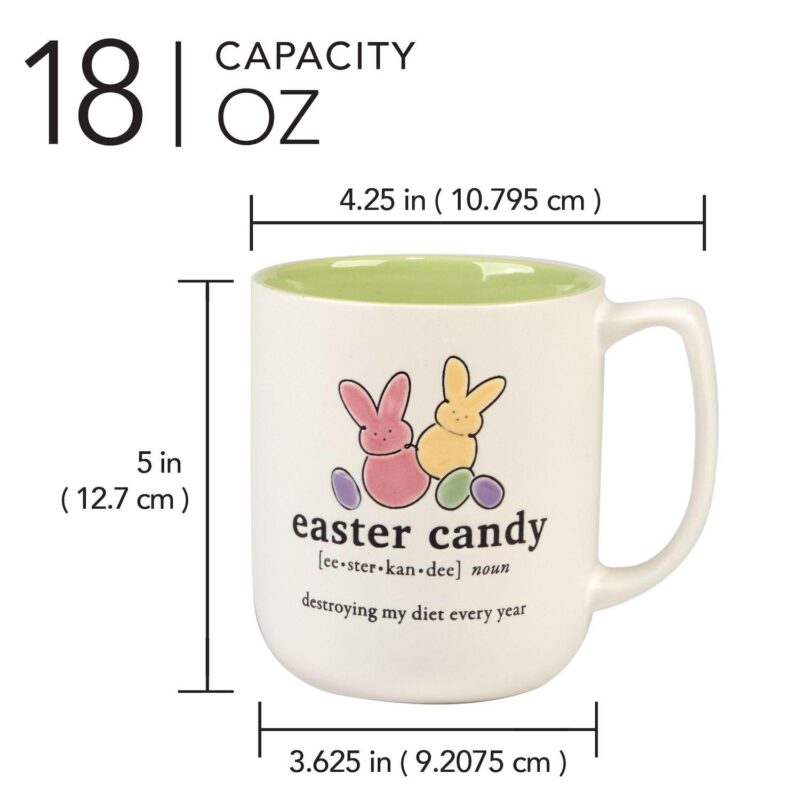 Certified International Easter Words Set of 4 Mugs - Image 6