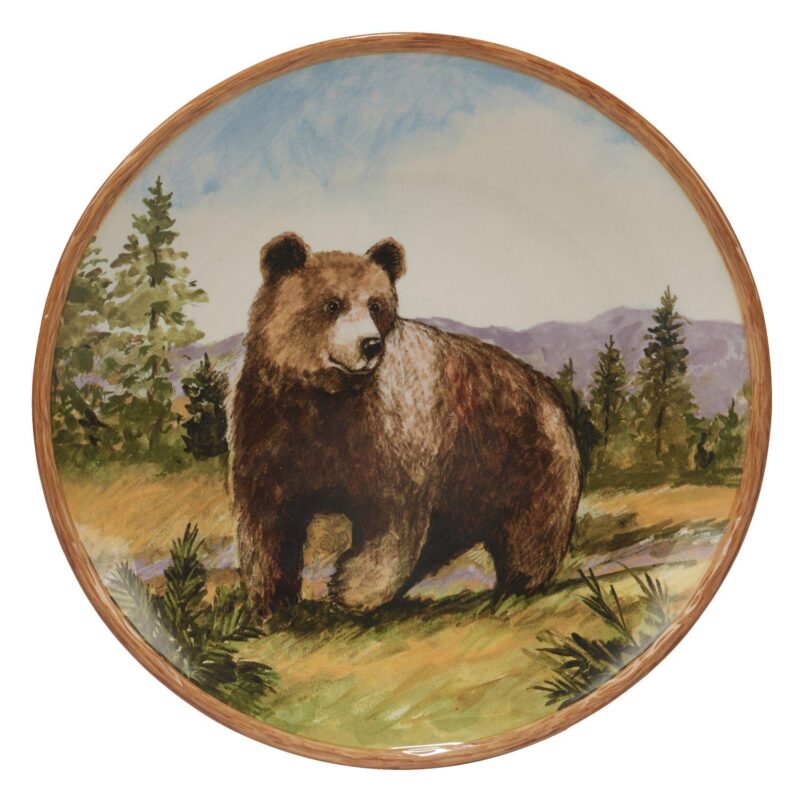 Certified International Mountain Summit 4-piece Dinner Plate Set - Image 3