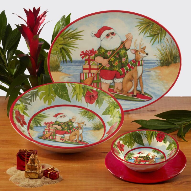 Certified International 12-Piece Santa's Wish Dinnerware Set - Image 2