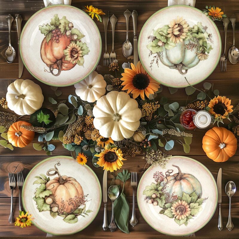 Certified International Autumn Breeze 4 pc Soup Bowl Set - Image 2