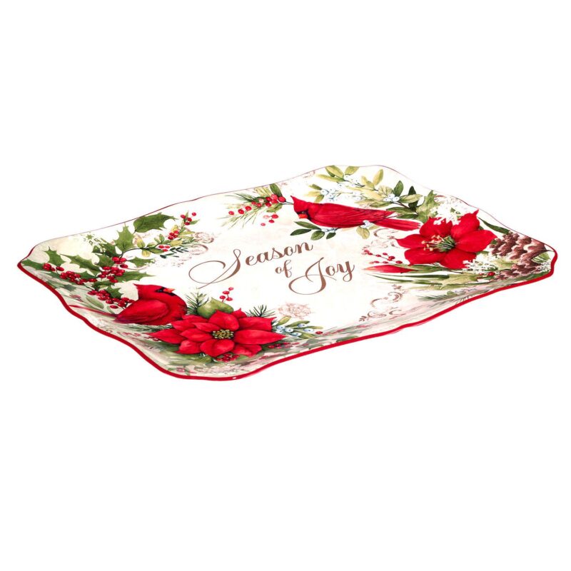 Certified International Winters Medley Rectangle Serving Platter - Image 2