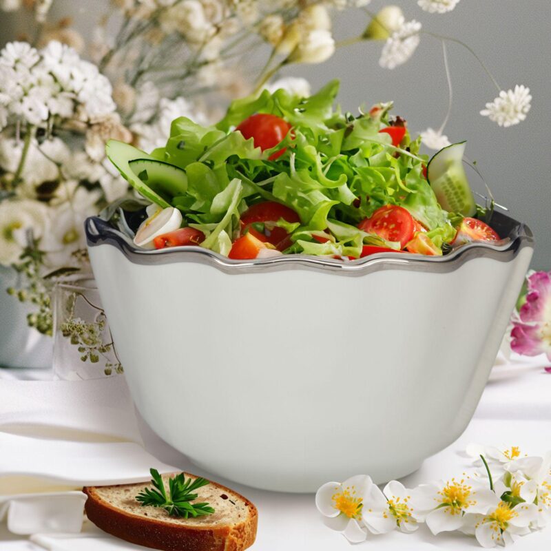 Certified International Regency Silver Deep Bowl - Image 2