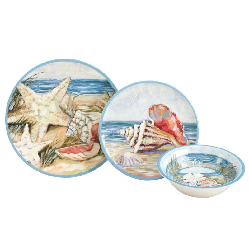 Certified International 12-Piece Seacoast Dinnerware Set - Image 2