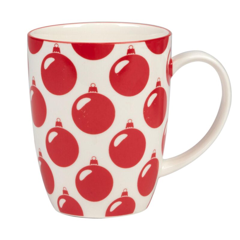 Certified International Set of 6 Peppermint Candy Mugs - Image 2