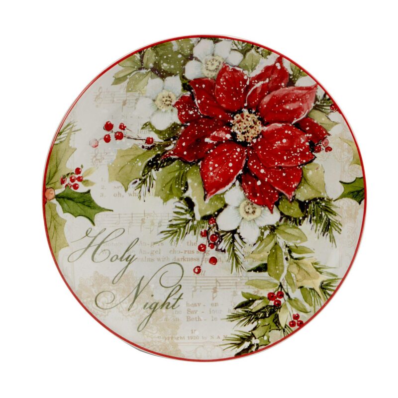 Certified International Silent Night 4-pc. Dessert Plate Set - Image 4