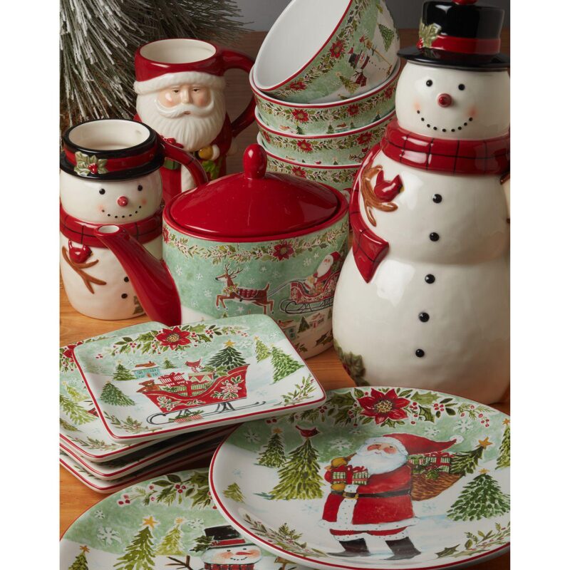 Certified International 16-Piece Joy of Christmas Dinnerware Set - Image 5
