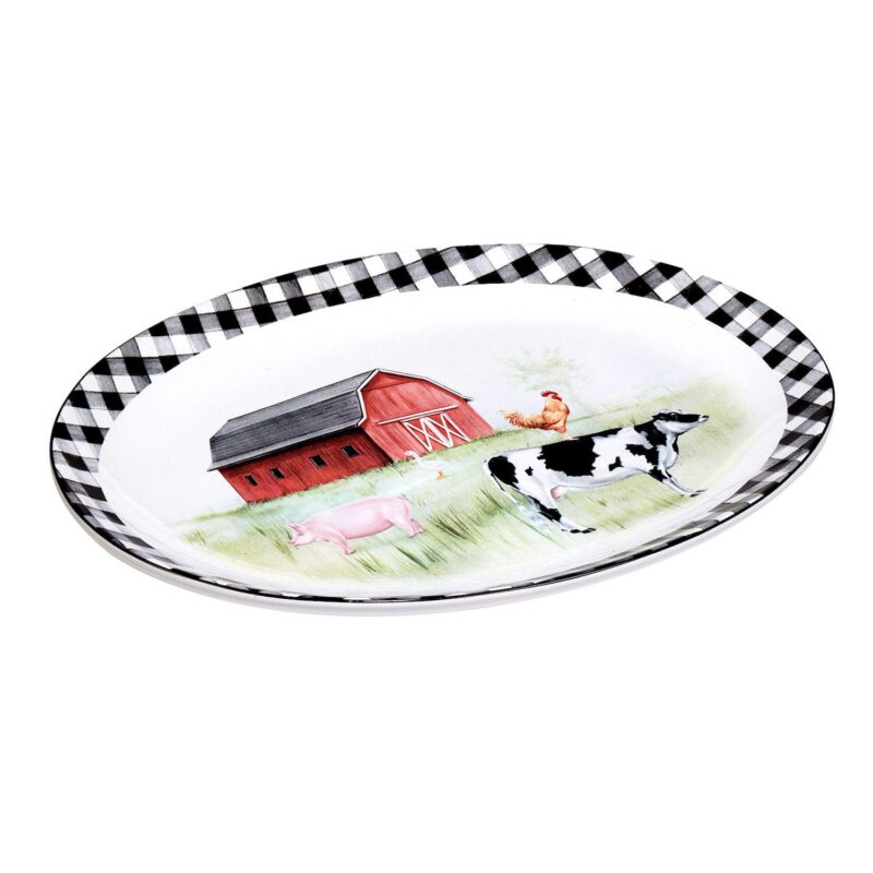 Certified International On The Farm Oval Platter - Image 2
