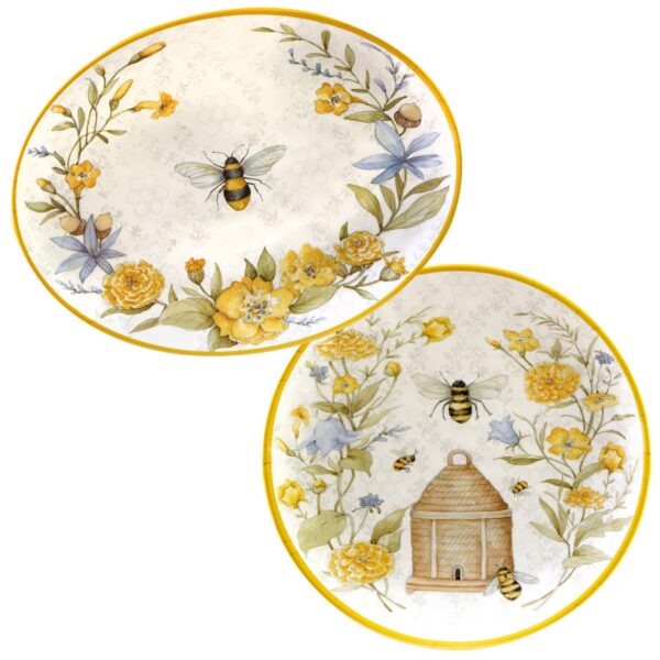 Certified International Bee Sweet 2-pc. Platter Set