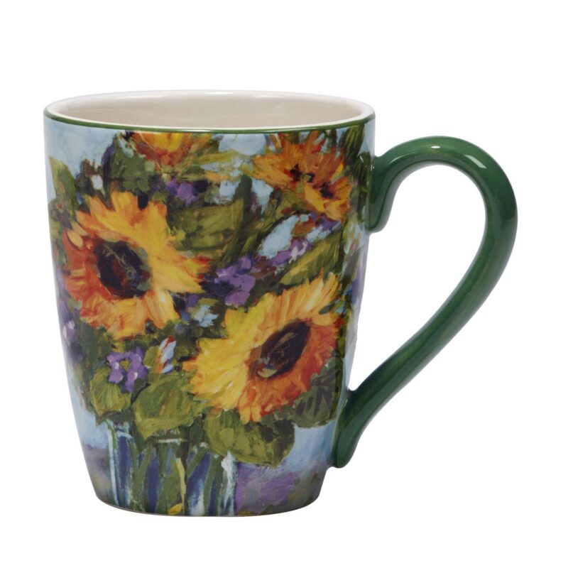 Certified International Sunflower Bouquet 4-pc. Mug Set - Image 2