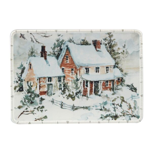 Certified International Winters Frost Rectangular Platter