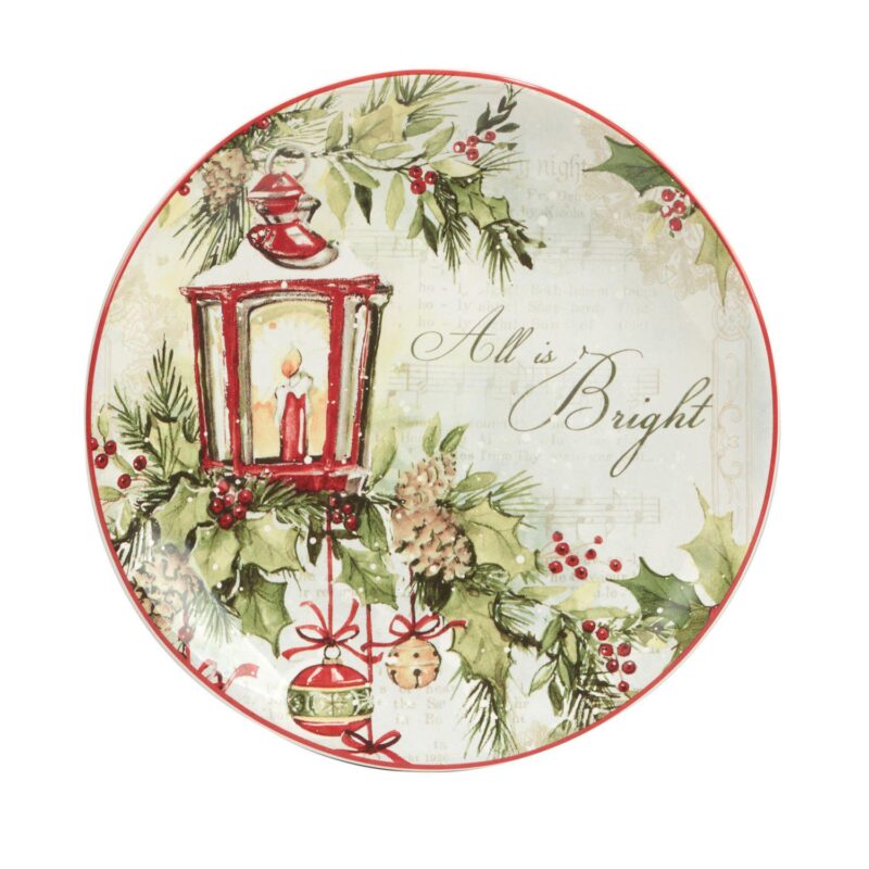 Certified International Silent Night 4-pc. Dessert Plate Set - Image 3
