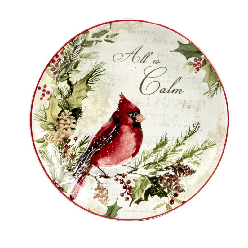 Certified International Silent Night 4-pc. Dessert Plate Set - Image 5