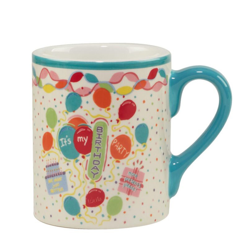 Certified International Lolita Birthday Bash 4-pc. Mug Set - Image 5