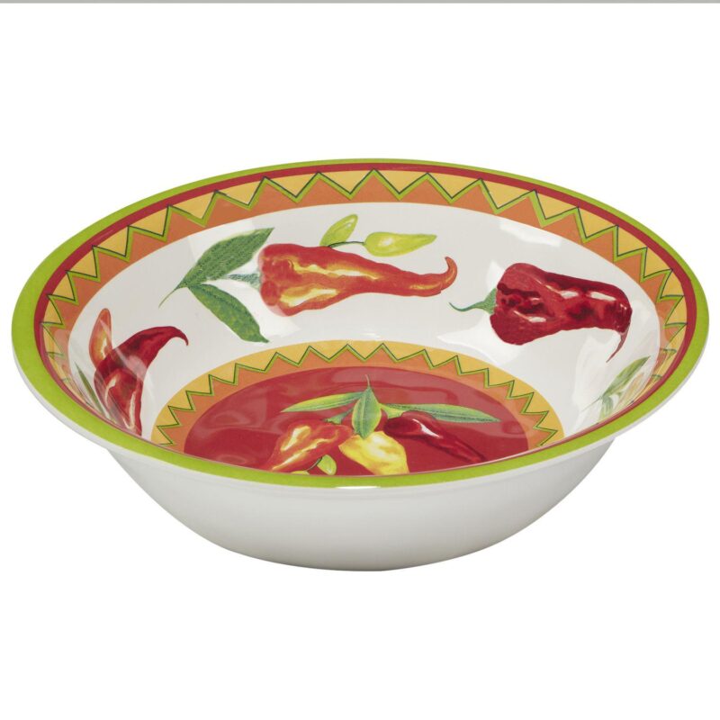 Certified International Red Hot 12-pc. Melamine Dinnerware Set - Image 3
