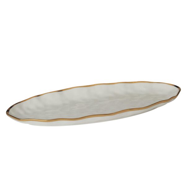 Certified International Regency Gold Oval Fish Platter