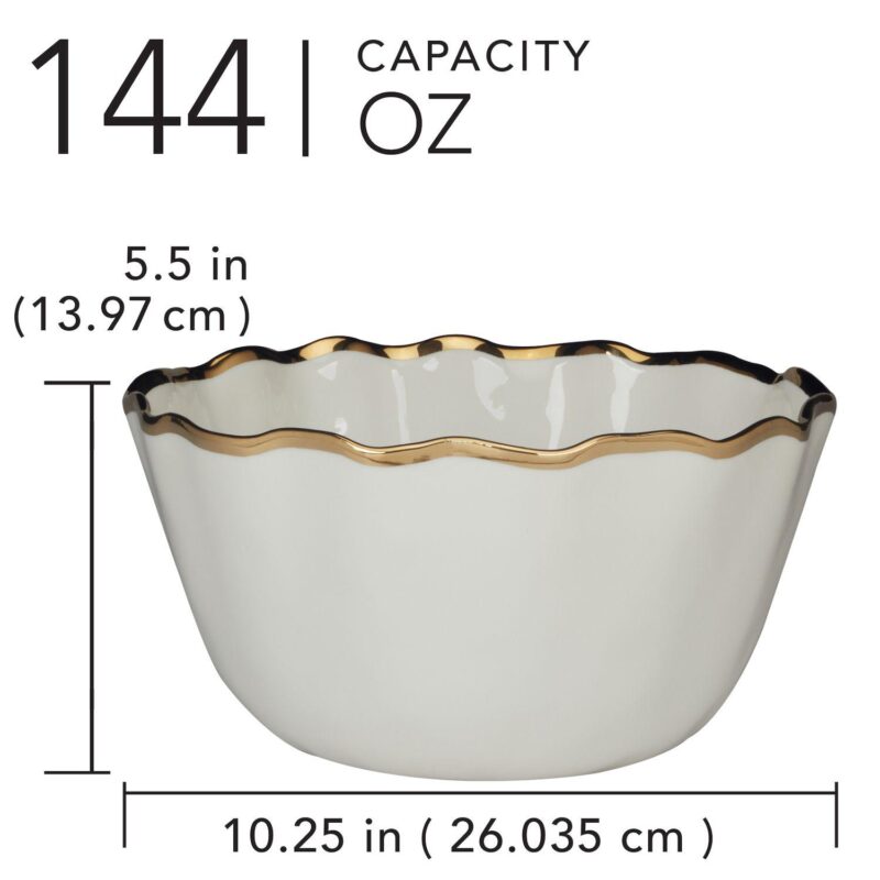 Certified International Regency Gold Deep Bowl - Image 4