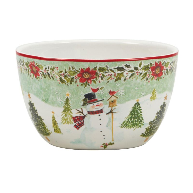 Certified International Set of 4 Joy of Christmas Ice Cream Bowls - Image 4
