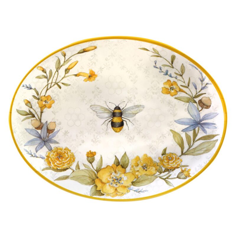 Certified International Bee Sweet 2-pc. Platter Set - Image 3