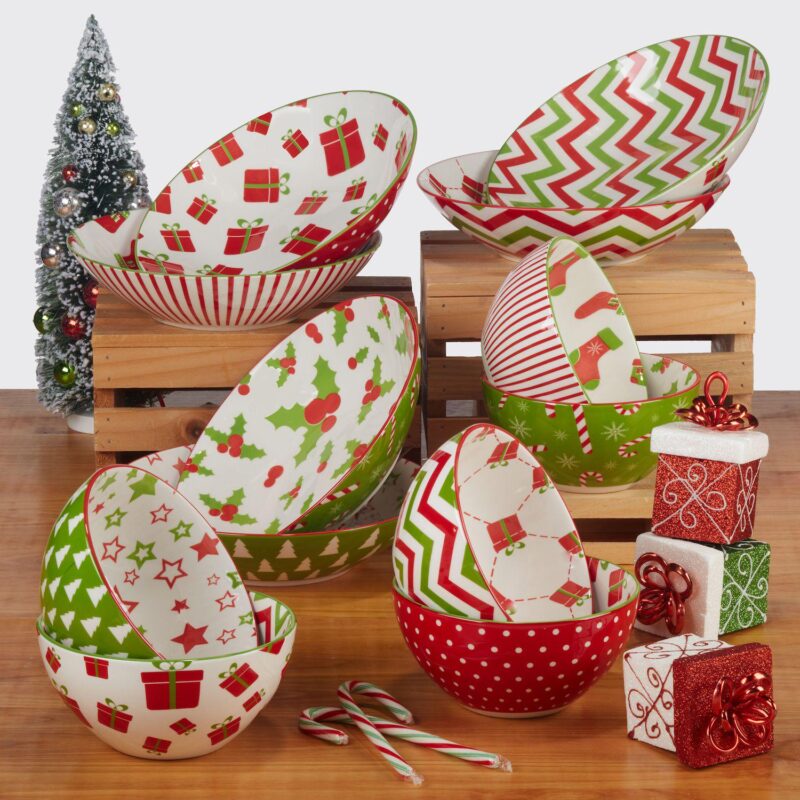 Certified International Set of 6 Winter Medley Mugs - Image 9