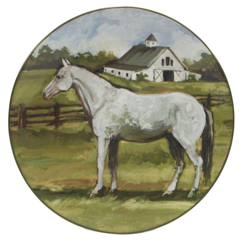 Certified International York Stables 4-pc. Dinner Plate Set - Image 4