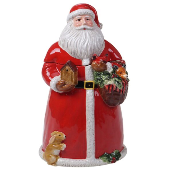 Certified International Magic of Christmas Santa Cookie Jar