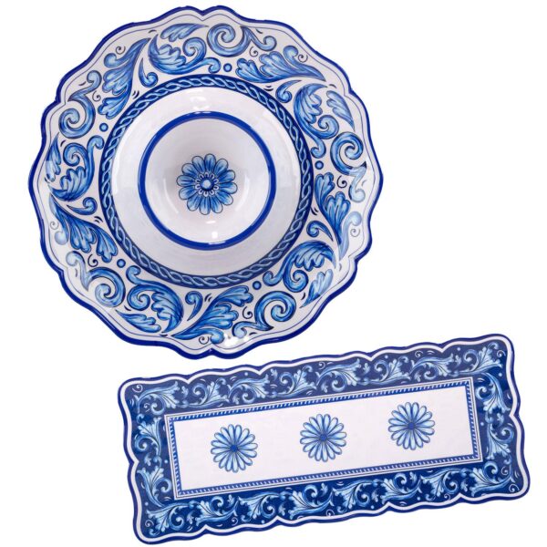 Certified International 2-Piece Veranda Appetizer Plate Set