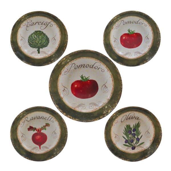 Certified International Pomodoro 5-pc. Pasta Serving Bowl Set