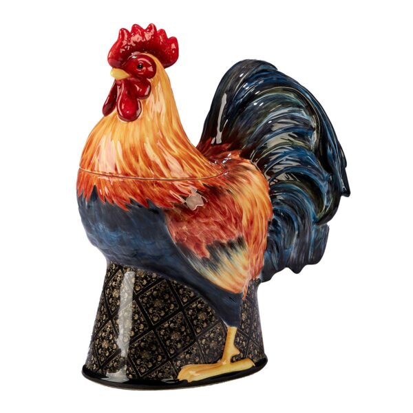 Certified International Gilded Rooster 3D Cookie Jar