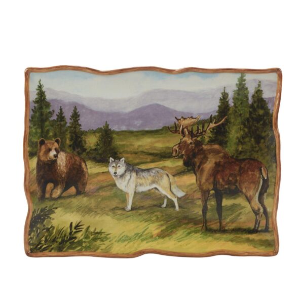 Certified International Mountain Summit Rectangle Serving Platter