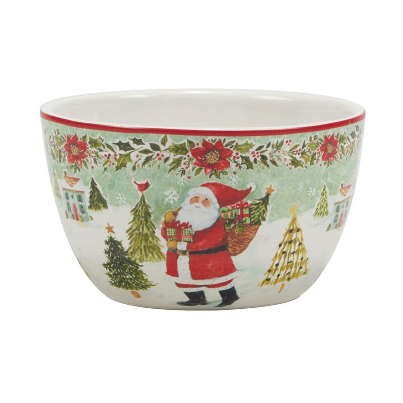 Certified International Set of 4 Joy of Christmas Ice Cream Bowls - Image 3