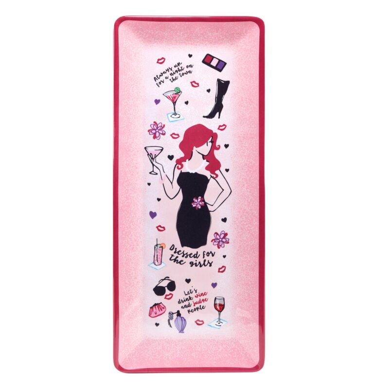 Certified International Lolita Divas on the Loose 3-pc. Melamine Serving Set - Image 4