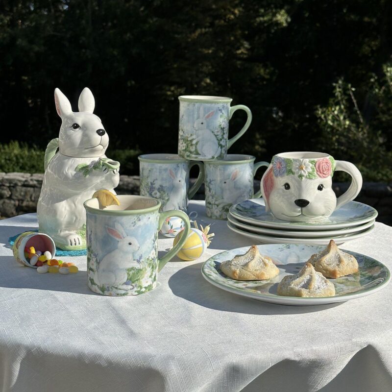 Certified International Easter Morning Set of 4 Dessert Plates - Image 7