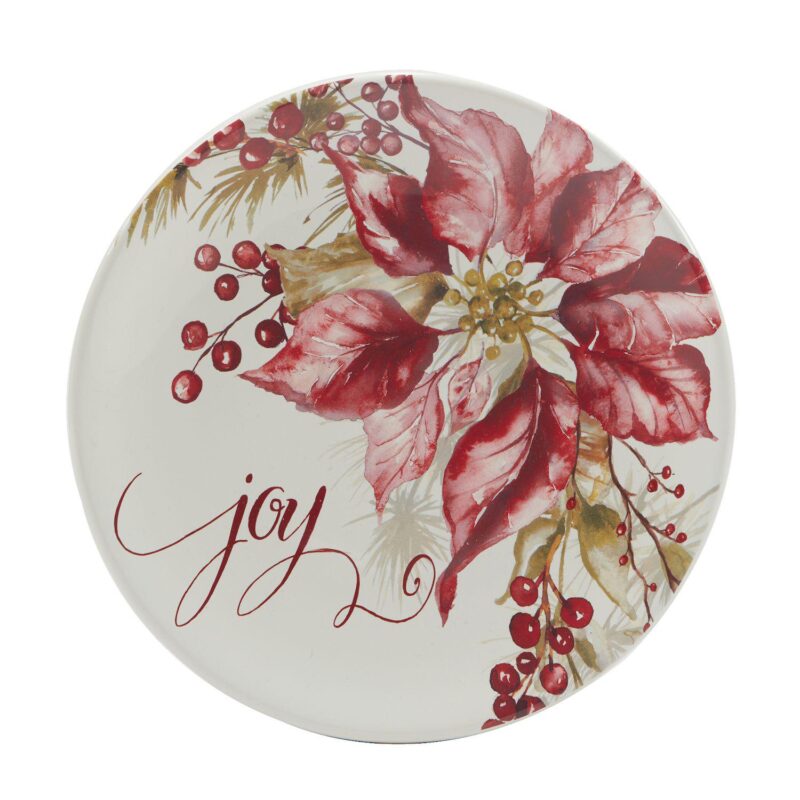Certified International Set of 4 Winter's Joy Dessert Plates - Image 4