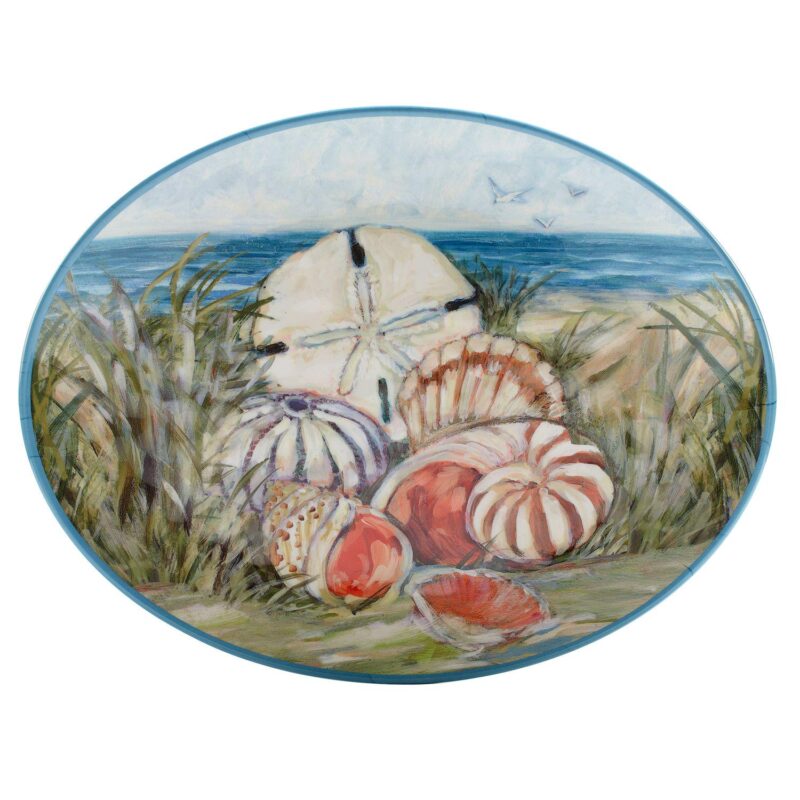 Certified International 2-Piece Seacost Platter Set - Image 3