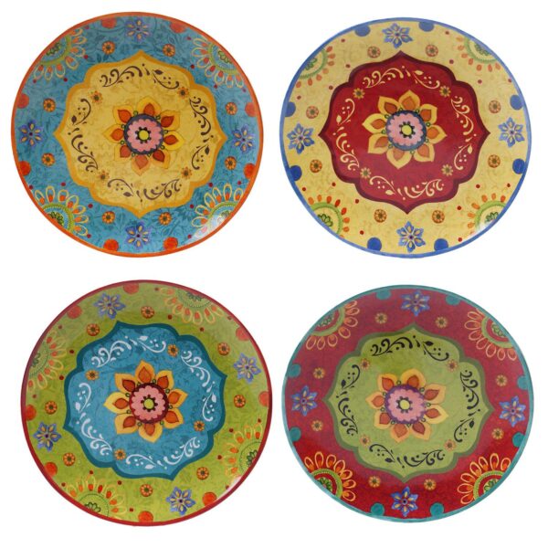 Certified International Tunisian Sunset 4-pc. Dinner Plate Set