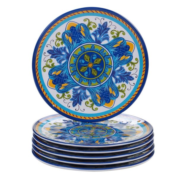 Certified International Lucca 6-piece Melamine Salad Plate Set