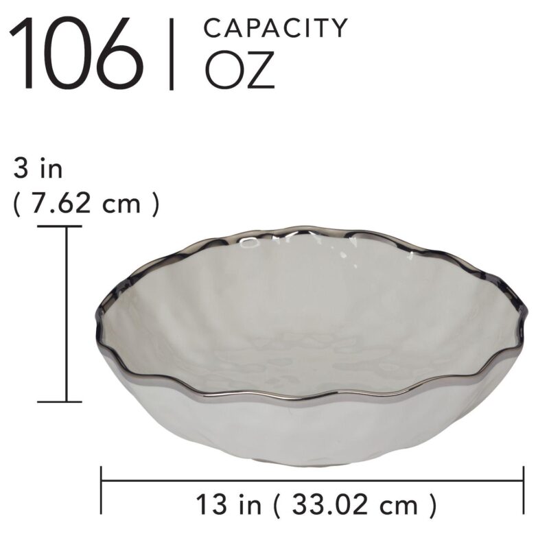 Certified International Regency Silver Serving Bowl - Image 4