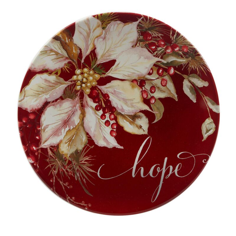 Certified International Set of 4 Winter's Joy Dessert Plates - Image 5