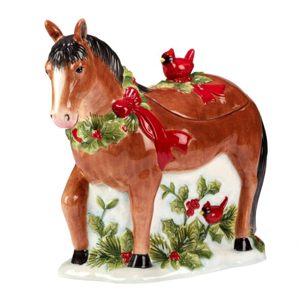 Certified International Homestead Christmas Cookie Jar