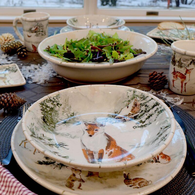 Certified International Winters Frost 4 Soup Bowls Set - Image 3