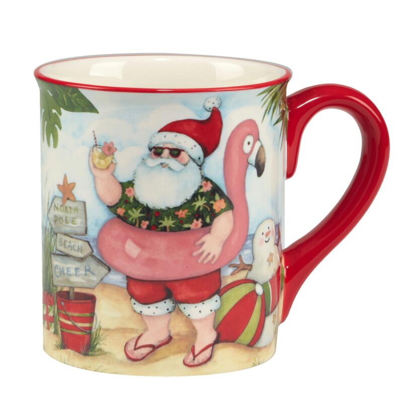 Certified International Set of 4 Santa's Wish Mugs - Image 2