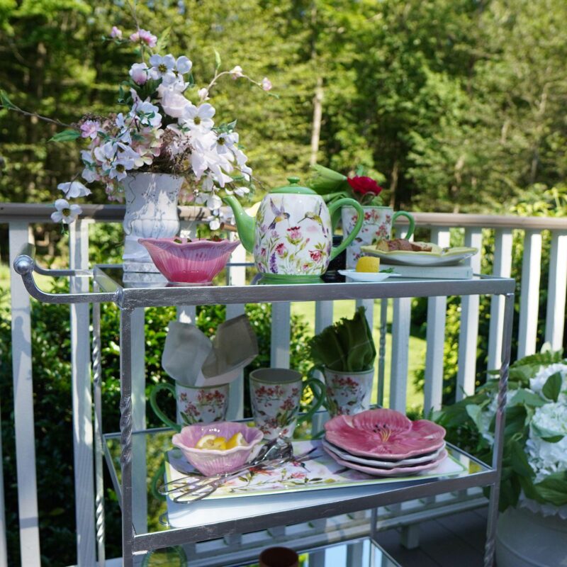 Certified International Hummingbird Teapot - Image 3