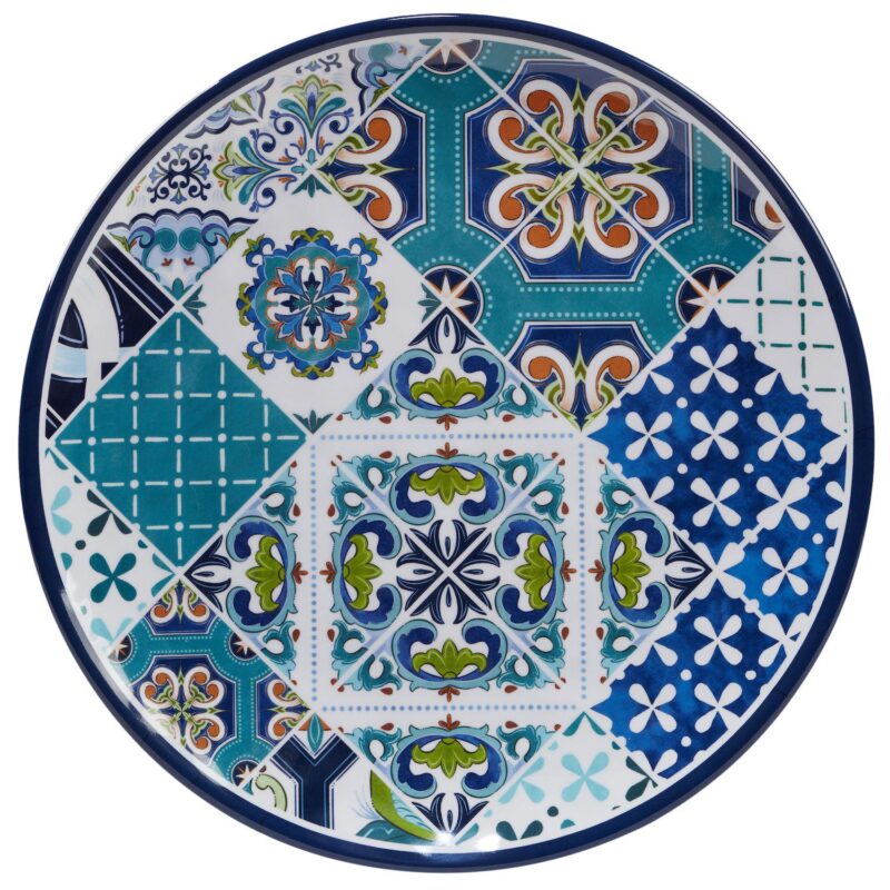 Certified International Mosaic 2-pc. Melamine Platter Set - Image 3