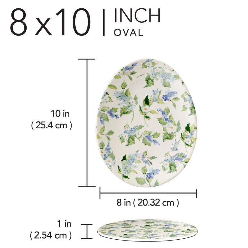 Certified International Easter Morning Set of 4 Oval Egg Plates - Image 7